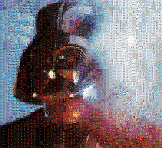 Darth Vader Mosaic